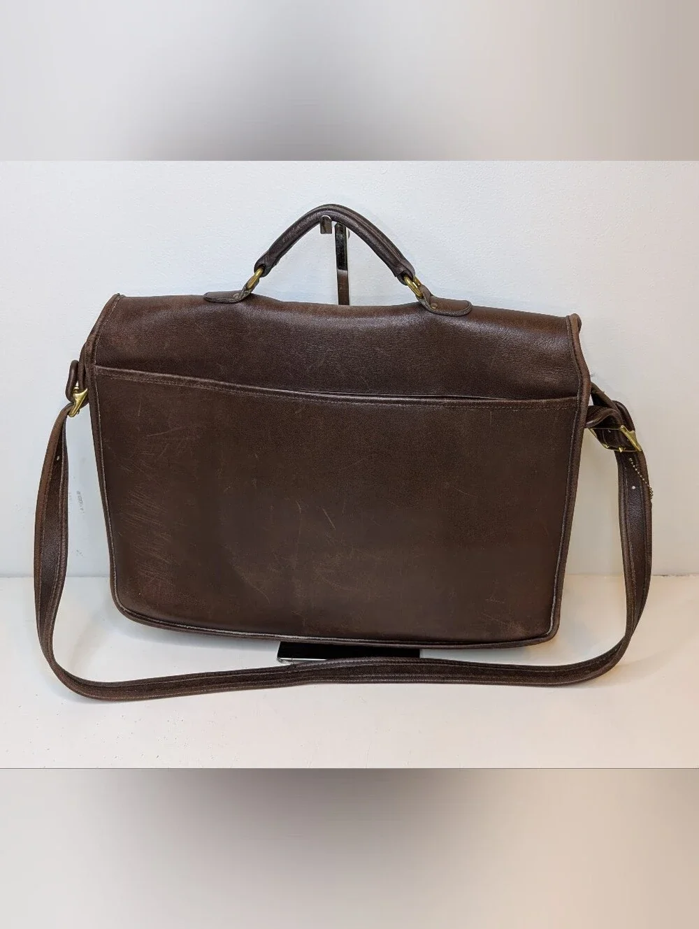 Coach 5180 Brown Metropolitan Briefcase USA Brass Devil Wears Prada 2